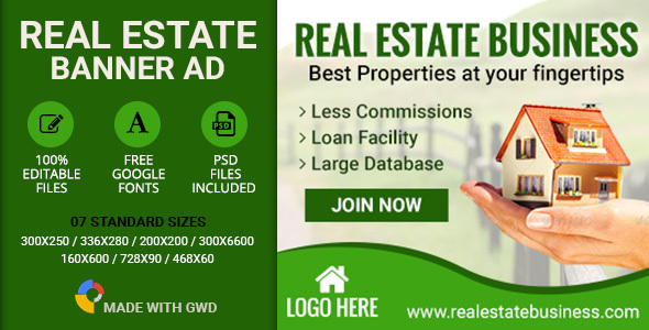 Nulled Gwd Real Estate Banners 7 Sizes Item Nulled 14222086 Codecanyon Free Download Real Estate Banners Template